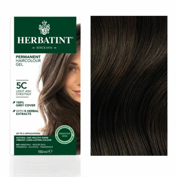 Herbatint 5C hamvas világos gesztenye hajfesték 150 ml