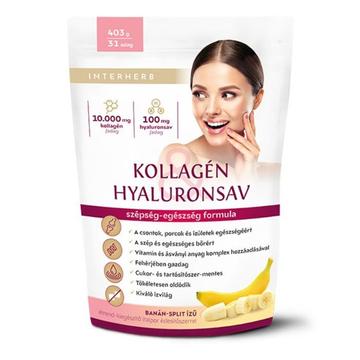 Interherb Kollagén banán-split ízű italpor 403g