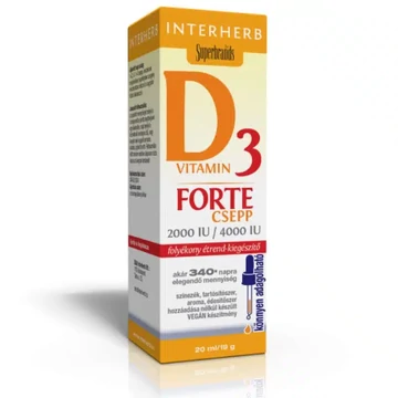 Interherb D3-vitamin Forte csepp 20ml