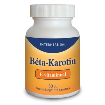 Interherb béta karotin+E-vitamin kapszula 30db