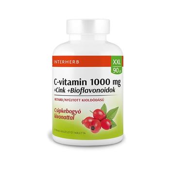 INTERHERB XXL C-VITAMIN+CINK+BIOFLAVONOIDOK 90DB