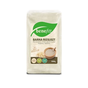 BENEFITT GLUTÉNMENTES BARNA RIZSLISZT 1000G