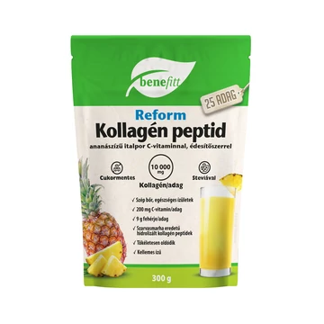 Benefitt reform kollagén peptid ananász ízű italpor 300g
