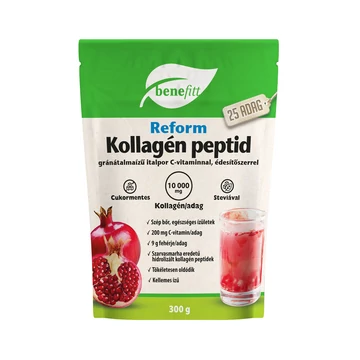 Benefitt reform kollagén peptid gránátalma ízű italpor 300g