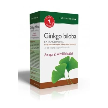 Interherb napi 1 ginkgo biloba kapszula 30db