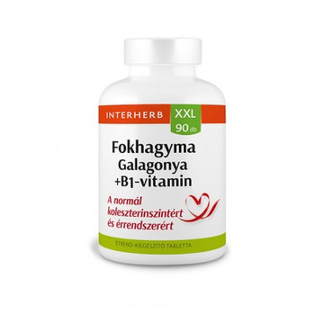 Interherb XXL Fokhagyma-Galagonya +B1 vitamin 90db