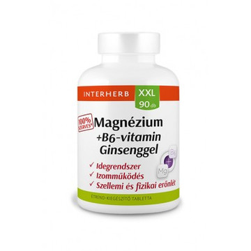 Interherb XXL Magnézium+B6+Ginzeng 90db