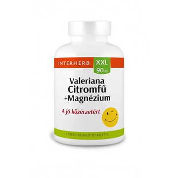 Interherb XXL valeriana-citromfű+magnézium 90db