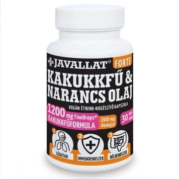 Javallat Forte Kakukkfű és Narancs olaj kapszula 60db