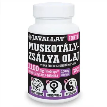 Javallat Forte Muskotályzsálya olaj kapszula 60db