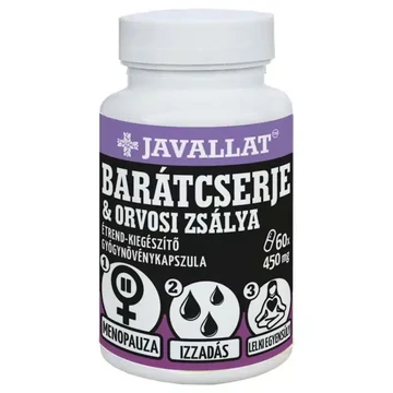 Javallat Barátcserje és Orvosi zsálya kapszula 60db
