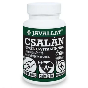 Javallat Csalánlevél C-vitaminnal kapszula 60db