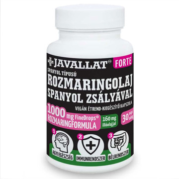 Javallat Forte Spanyol típusú rozamringolaj zsályával kapszula 60db