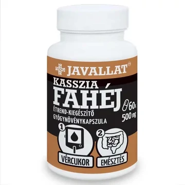 Javallat Kasszia fahéj kapszula 60db