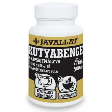Javallat Kutyabenge és papsajtmályva kapszula 60db