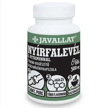Javallat Nyírfalevél C-vitaminnal kapszula 60db