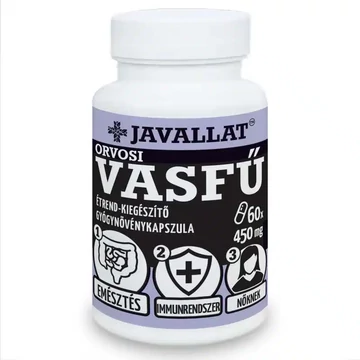 Javallat Orvosi vasfű kapszula 60db