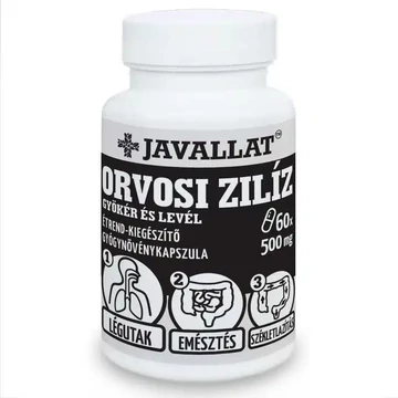 Javallat Orvosi zilíz gyökér és levél kapszula 60db