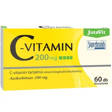 JutaVit C-vitamin 200mg tabletta 60db