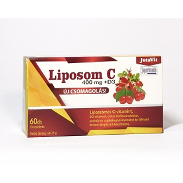 Jutavit Liposom liposzómás C-vitamin+D3 tabletta 60db