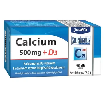 Jutavit Calcium+D3-vitamin tabletta 50db