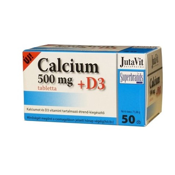 JUTAVIT KALCIUM+D3-VITAMIN TABLETTA 50 DB