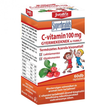 Jutavit C-vitamin rágótabletta gyerekeknek 60db