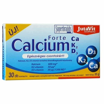 Jutavit Calcium Forte CA/K2/D3 tabletta 30 db