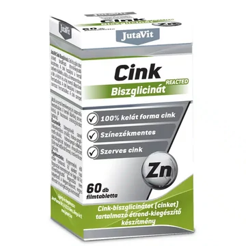 Jutavit Cink Biszglicinát filmtabletta 60db