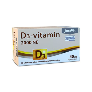 JutaVit D3-vitamin 2000NE lágyzselatin kapszula 40db