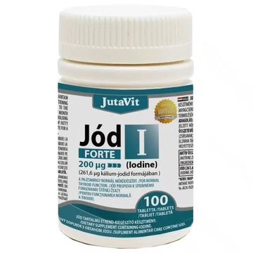 JutaVit Jód Forte 200µg tabletta 100db