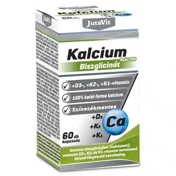 Jutavit Kalcium Biszglicinát+D3+K2+K1 kapszula 60db