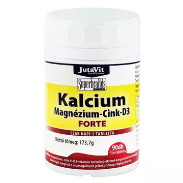 Jutavit kalcium-magnézium-cink forte tabletta 90db