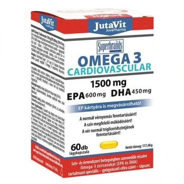 JutaVit Omega-3 Cardiovascular 1500mg kapszula 60db