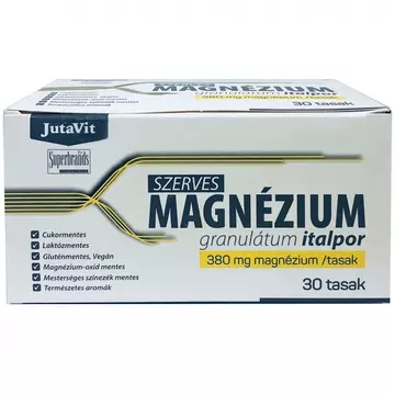 JutaVit Szerves Magnézium granulátum italpor 30 tasak