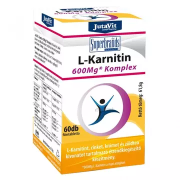 Jutavit L-Karnitin 600mg komplex tabletta 60db