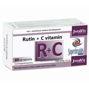 Jutavit Rutin + C-vitamin tabletta 60db