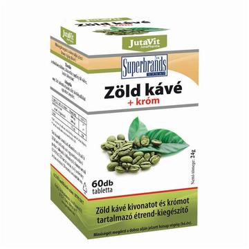 JUTAVIT ZÖLDKÁVÉ + KRÓM TABLETTA 60 DB