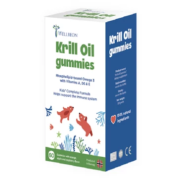 Gumimacik krill olajjal gyerekeknek 60 db
