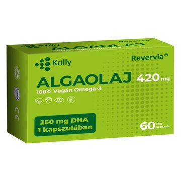 Krilly Vegán Omega-3 algaolaj kapszula 60db