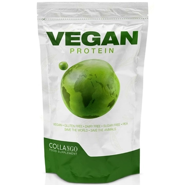 Collango Vegan Protein – borsófehérje liofilizált málna darabokkal 600g
