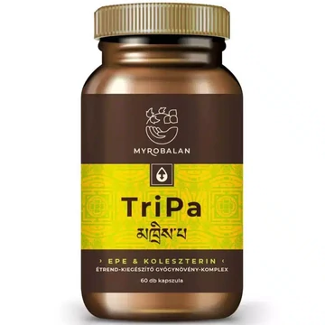 Myrobalan TriPa epe és koleszterin gyógynövény-komplex kapszula 60db