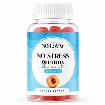 NORaWAY No Stress barackos, cukormentes gumivitamin 60db