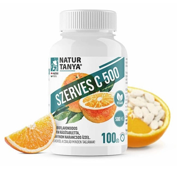 Natur Tanya Szerves C-vitamin 500mg rágótabletta 100db