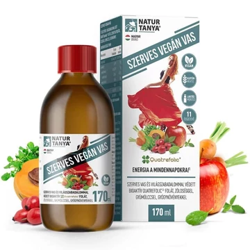 Natur Tanya Szerves Vegán Vas szirup 170ml