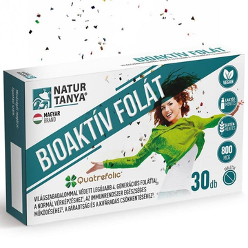 Natur Tanya Bioaktív Folát vegán tabletta 30db