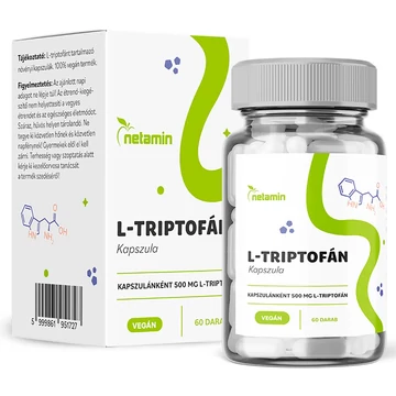 Netamin L-triptofán 500mg kapszula 60db