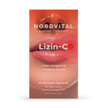 Nordvital Lizin-C vegán kapszula 60db