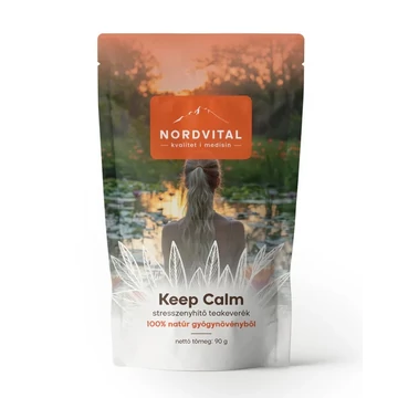 Nordvital Keep Calm-Stresszoldó teakeverék 90g