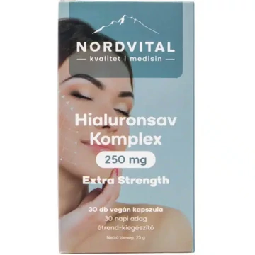 Nordvital Hialuronsav komplex vegán kapszula 30db